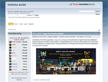 Tablet Screenshot of infinite-guild.eu